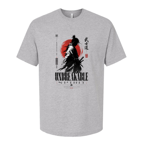 Unbreakable Spirit Samurai Tee — Heavyweight Oversized Japanese Streetwear | TLAB